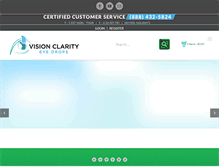 Tablet Screenshot of claritycarnosineeyedrops.com